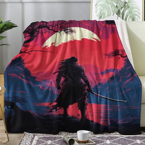 ZDABAOEC Kuscheldecke Flauschig Japanischer Samurai Anime Orientalisch Asiatisch Decke, Fleecedecke 220x240, Sofadecke & Couchdecke, Weiche Kuschelige Wohndecke Blanket, XXL Groß Decken für Sofa Couch ZDABAOEC Kuscheldecke Flauschig Japanischer Samurai Anime Orientalisch Asiatisch Decke, Fleecedecke 220x240, Sofadecke & Couchdecke, Weiche Kuschelige Wohndecke Blanket, XXL Groß Decken für Sofa Couch von ZDABAOEC