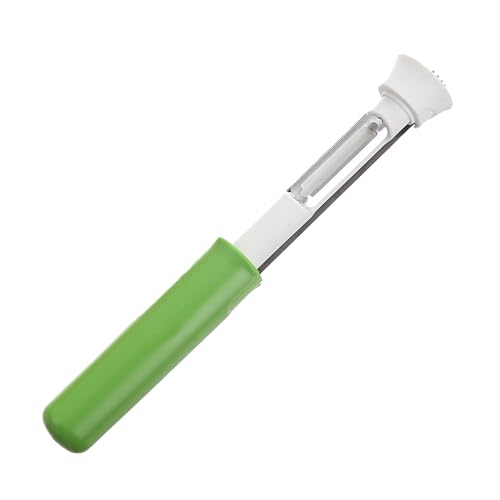 ZDAGELD Pitter, Peeler, Säator 2 in 1 Multi -Funktion Tragbare Edelstahl -Pear Corer -Küchenwerkzeug, Praktisch und Praktisch, Einfach zu Tragen und zu Lagern, Geeignet für Menschen Jeden (Weiß und von ZDAGELD