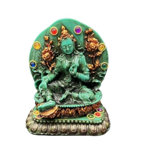ZDDOUS Grüne Tara Statue Harz Ornamente Home Office Schreibtisch Dekoration Kunsthandwerk Feng Shui Geschenke ZDDOUS Grüne Tara Statue Harz Ornamente Home Office Schreibtisch Dekoration Kunsthandwerk Feng Shui Geschenke von ZDDOUS