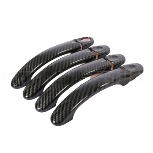 Auto Türgriffabdeckungen Set für Volkswagen Caddy T5 2003-2015, Außentür Griff Moulding Abdeckung Trim mit Türgriff Kratzfeste Außentürgriff Set von ZDDYUU
