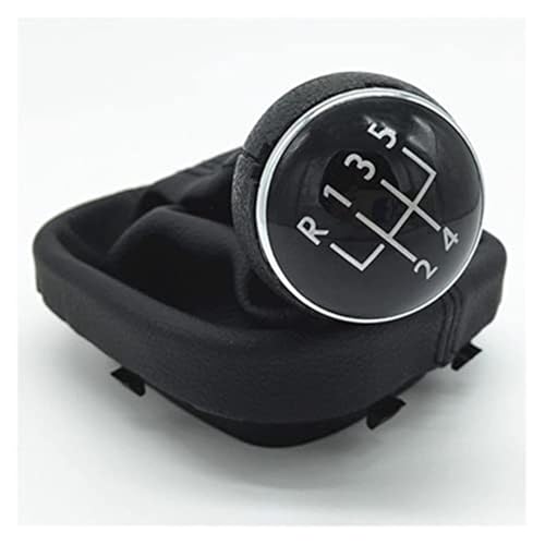 ZDDYUU Auto Schaltknauf für VW Caddy 2 II MK2 2004-2009, Schaltknäufe Schaltsack Schaltmanschette Schaltknauf Rahmen Abdeckung Anti-Rutsch-Hebel,Black 5 Speed ZDDYUU Auto Schaltknauf für VW Caddy 2 II MK2 2004-2009, Schaltknäufe Schaltsack Schaltmanschette Schaltknauf Rahmen Abdeckung Anti-Rutsch-Hebel,Black 5 Speed von ZDDYUU