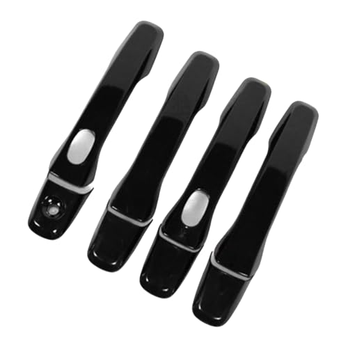 ZDDYUU Auto Türgriffabdeckungen Set für Ford Explorer 2011-2019, Außentür Griff Moulding Abdeckung Trim mit Türgriff Kratzfeste Außentürgriff Set, Glossy Black von ZDDYUU