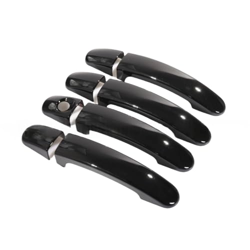 ZDDYUU Auto Türgriffabdeckungen Set für Ford Focus 2012, Außentür Griff Moulding Abdeckung Trim mit Türgriff Kratzfeste Außentürgriff Set von ZDDYUU