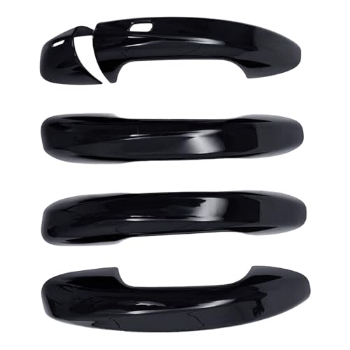 ZDDYUU Auto Türgriffabdeckungen Set für Mercedes Benz GLA GLC LHD 2016-2021, Außentür Griff Moulding Abdeckung Trim mit Türgriff Kratzfeste Außentürgriff Set von ZDDYUU