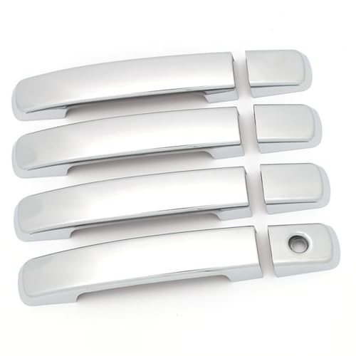 ZDDYUU Auto Türgriffabdeckungen Set für Nissan Qashqai 2008-2015, Außentür Griff Moulding Abdeckung Trim mit Türgriff Kratzfeste Außentürgriff Set,Standard Handle von ZDDYUU