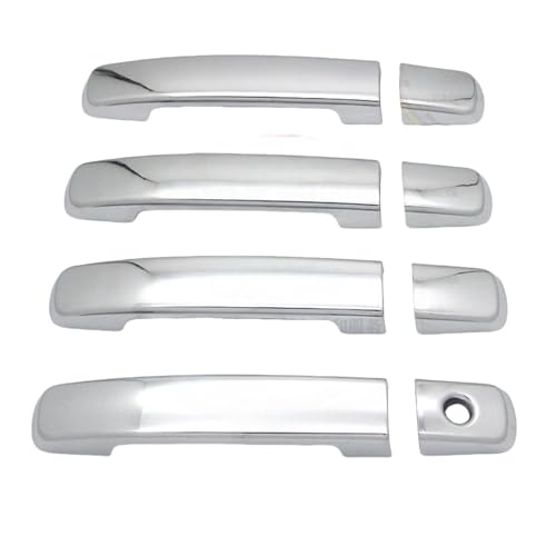 ZDDYUU Auto Türgriffabdeckungen Set für Nissan Qashqai Frontier 2008-2018, Außentür Griff Moulding Abdeckung Trim mit Türgriff Kratzfeste Außentürgriff Set, Standard Handle-Electroplating von ZDDYUU
