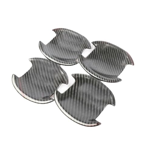ZDDYUU Auto Türgriffabdeckungen Set für Nissan Sunny 2011-2018, Außentür Griff Moulding Abdeckung Trim mit Türgriff Kratzfeste Außentürgriff Set, small Door Bowls-Carbon Fiber von ZDDYUU