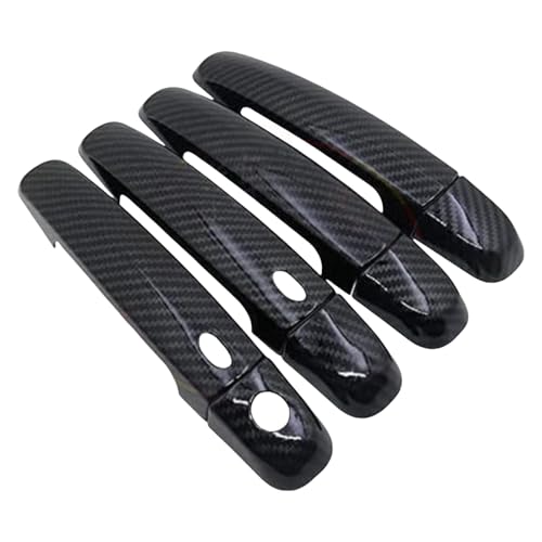 ZDDYUU Auto Türgriffabdeckungen Set für Suzuki Swift 2008-2016, Außentür Griff Moulding Abdeckung Trim mit Türgriff Kratzfeste Außentürgriff Set, smart Double-Hole-Carbon Fiber von ZDDYUU