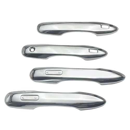 ZDDYUU Auto Türgriffabdeckungen Set für Toyota Alphard Vellfire 2024-2025, Außentür Griff Moulding Abdeckung Trim mit Türgriff Kratzfeste Außentürgriff Set, smart Handle-Electroplating von ZDDYUU