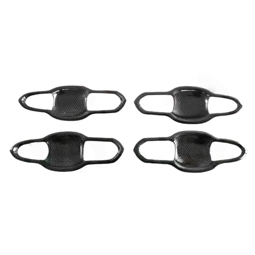 ZDDYUU Auto Türgriffabdeckungen Set für Toyota innova 2023, Außentür Griff Moulding Abdeckung Trim mit Türgriff Kratzfeste Außentürgriff Set, Door Bowl-Carbon Fiber Pattern von ZDDYUU