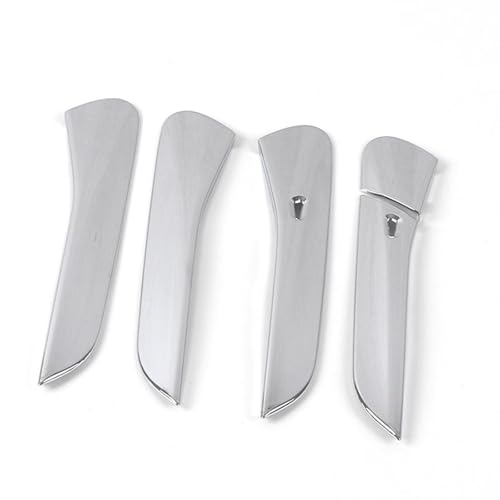 ZDDYUU Auto Türgriffabdeckungen Set für Volkswagen ID.4X 2021, Außentür Griff Moulding Abdeckung Trim mit Türgriff Kratzfeste Außentürgriff Set, Bright Electroplating von ZDDYUU