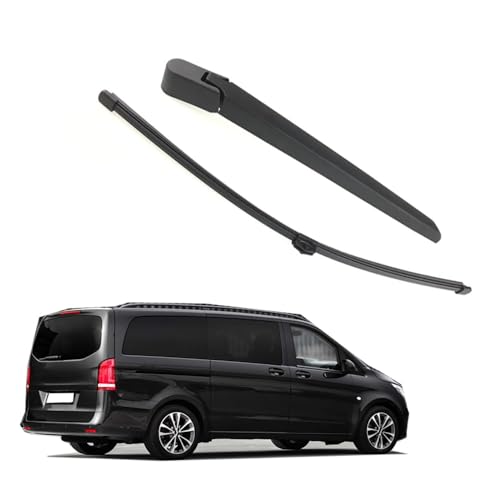 ZDDYUU Heckscheibenwischer Set für Benz Vito(2016 2017 2018 2019 2020 2021 2022 2023 2024), Heckwischerarm Auto Heckwischerblatt Blatt Kit Wasserdicht Heckscheibenwischerarm von ZDDYUU