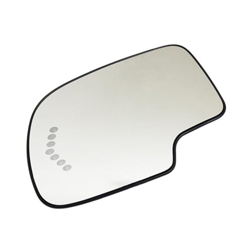 ZDDYUU Seitenspiegelglas für GMC Sierra 3500 2003-2007 Heated, Türspiegelglas Links Rechts Seite Spiegel Glas Rückspiegel Objektiv Auto Rückspiegelglas,Left von ZDDYUU