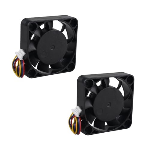 ZDE 2 Stück 4010 PWM Kühllüfter 40x40x10mm Geschwindigkeitsanpassung Kühlkörper Kühler für Raspberry Pi 5 4GB/8GB ZDE 2 Stück 4010 PWM Kühllüfter 40x40x10mm Geschwindigkeitsanpassung Kühlkörper Kühler für Raspberry Pi 5 4GB/8GB von ZDE