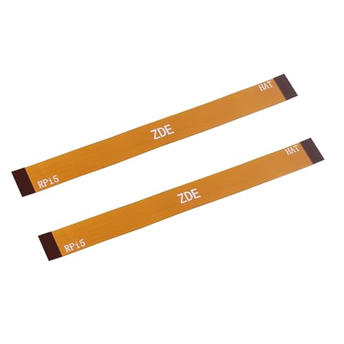 ZDE 2 Stück 90mm FPC FFC Flexibles Flachbandkabel 16Pin 0.5mm Pitch Flexibles Flachkabel Kompatibel mit Raspberry Pi 5 PCIe zu M.2 Key M NVMe SSD Adapter PCIe Peripheriekarte ZDE 2 Stück 90mm FPC FFC Flexibles Flachbandkabel 16Pin 0.5mm Pitch Flexibles Flachkabel Kompatibel mit Raspberry Pi 5 PCIe zu M.2 Key M NVMe SSD Adapter PCIe Peripheriekarte von ZDE