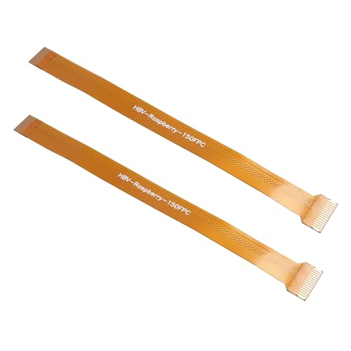 ZDE 2 Stück Kamera Kabel CSI FFC Flexibles Flachbandkabel 15 Pin auf 22 Pin Kompatibel mit Raspberry Pi 5, Zero W und WH (16cm) von ZDE