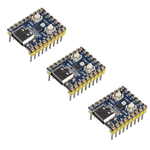 ZDE 3PCS RP2040-Zero Mini PICO Entwicklungsboard Basierend auf Raspberry Pi Mikrocontroller RP2040 Pico-Like MCU Board Dual-Core Arm Cortex M0+ Prozessor Onboard 2MB Flash USB-C Anschluss ZDE 3PCS RP2040-Zero Mini PICO Entwicklungsboard Basierend auf Raspberry Pi Mikrocontroller RP2040 Pico-Like MCU Board Dual-Core Arm Cortex M0+ Prozessor Onboard 2MB Flash USB-C Anschluss von ZDE