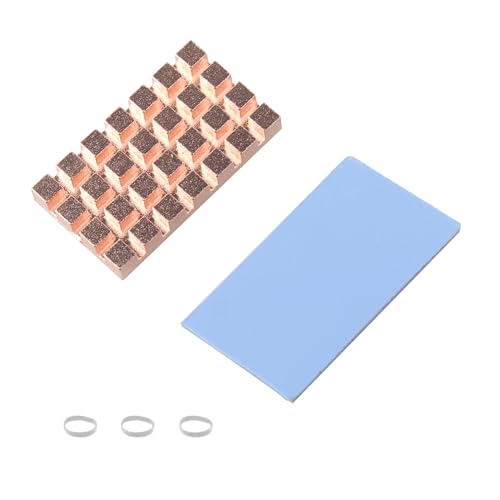 ZDE M.2 SSD Kühlkörper 32x18x4mm mit wärmeleitender Klebefolie für PC Laptop AI Modul Raspberry Pi M.2 2242 SSD NVMe LED-Verstärker CPU IC Chip Leiterplatte Kühlung ZDE M.2 SSD Kühlkörper 32x18x4mm mit wärmeleitender Klebefolie für PC Laptop AI Modul Raspberry Pi M.2 2242 SSD NVMe LED-Verstärker CPU IC Chip Leiterplatte Kühlung von ZDE