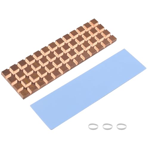 ZDE M.2 SSD Kühlkörper 70x20x2.5mm mit wärmeleitender Klebefolie für PC Laptop Raspberry Pi M.2 2280 SSD NVMe LED-Verstärker Kühlung ZDE M.2 SSD Kühlkörper 70x20x2.5mm mit wärmeleitender Klebefolie für PC Laptop Raspberry Pi M.2 2280 SSD NVMe LED-Verstärker Kühlung von ZDE