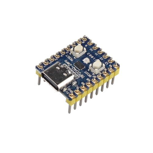 ZDE RP2040-Zero Mini PICO Entwicklungsboard Basierend auf Raspberry Pi Mikrocontroller RP2040 Pico-Like MCU Board Dual-Core Arm Cortex M0+ Prozessor Onboard 2MB Flash USB-C Anschluss ZDE RP2040-Zero Mini PICO Entwicklungsboard Basierend auf Raspberry Pi Mikrocontroller RP2040 Pico-Like MCU Board Dual-Core Arm Cortex M0+ Prozessor Onboard 2MB Flash USB-C Anschluss von ZDE