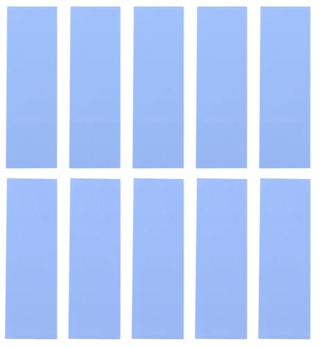 ZDE Wärmeleitende Silikonpads mit 6,0 W/mk Wärmeleitfähigkeit Silikon Thermal Pad 5 Stück 70x22x0.5mm + 5 Stück 70x22x1mm für Raspberry Pi Laptop Computer SSD-CPU-GPU-LED-IC-Chipsatzkühlung ZDE Wärmeleitende Silikonpads mit 6,0 W/mk Wärmeleitfähigkeit Silikon Thermal Pad 5 Stück 70x22x0.5mm + 5 Stück 70x22x1mm für Raspberry Pi Laptop Computer SSD-CPU-GPU-LED-IC-Chipsatzkühlung von ZDE