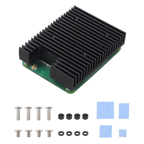 ZDE ZC503 Dedicated Aluminum Heatsink Support PWM Cooling Fan Compatible with Raspberry Pi Compute Module 5 CM5 Compute Module 4 CM4 Motherboard with Screws and Thermal Tapes ZDE ZC503 Dedicated Aluminum Heatsink Support PWM Cooling Fan Compatible with Raspberry Pi Compute Module 5 CM5 Compute Module 4 CM4 Motherboard with Screws and Thermal Tapes von ZDE
