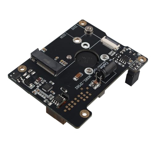 ZDE ZP582 PoE HAT PCIe to M.2 Key-M NVMe SSD Adapter Board with Onboard Cooling Fan Compatible with Raspberry Pi 5 Support M.2 NVMe SSD 2230/2242 ZDE ZP582 PoE HAT PCIe to M.2 Key-M NVMe SSD Adapter Board with Onboard Cooling Fan Compatible with Raspberry Pi 5 Support M.2 NVMe SSD 2230/2242 von ZDE