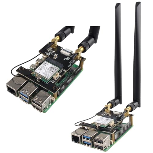 ZDE ZP590A PCIe to M.2 E Key HAT PCIE to WiFi7 6 6E 5 Module Adapter Expansion Board for Raspberry Pi 5 WiFi Adapter Board Support Google TPU WiFi 7 BE200 WIFI6E AX210 MT7922 WIFI6 AX200 ZDE ZP590A PCIe to M.2 E Key HAT PCIE to WiFi7 6 6E 5 Module Adapter Expansion Board for Raspberry Pi 5 WiFi Adapter Board Support Google TPU WiFi 7 BE200 WIFI6E AX210 MT7922 WIFI6 AX200 von ZDE