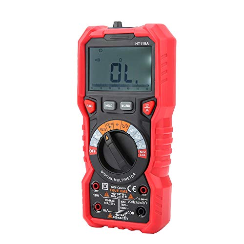 HT118A Handheld Digital Multimeter für Genaue Spannungsstromwiderstandskapazitätsmessung von ZDETGU