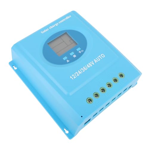 MPPT Solar Ladungscontroller, 12V 24 V 36V 48V Auto Effiziente Umwandlung Solar Ladegerät für LifePO4 Versiegelte Gelbatterien, für Wohnmobile, Van, Boot, Marine (150A) von ZDETGU