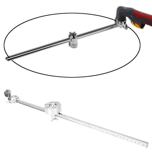 Torch Circle Roller Edelstahl -Schneidwerkzeugzubehör mit Maßstab Lineal für AG60/SG55 Taschenlampe von ZDETGU