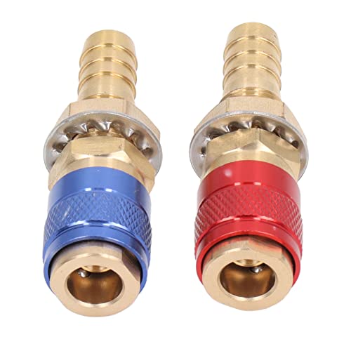Wasser Gekühltes Gasadapter Tragbarer Messing Schnellanschluss mit Stecker für PTA DB Mig TIG -Schweißen M10 (6MM) (8 mm) (10 mm) von ZDETGU