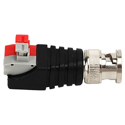 ZDETGU 10pcs BNC Männlicher Anschluss mit Spiralknopf für HD -Videoübertragung Cat5 CAT6 CCTV -Kamera Setup von ZDETGU