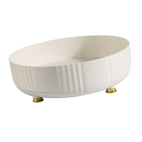 ZDETGU 360 Grad Rotierendes Lagerfach für Gewürze und Kosmetikregal für Küchen- und Schminktisch in Beige (Beige) von ZDETGU