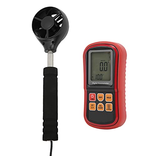 ZDETGU 8909 Digitales Anemometer mit LCD -Hintergrundbeleuchtung für die Windgeschwindigkeitsmessung bei Segelwanderungen und Outdoor -Aktivitäten von ZDETGU