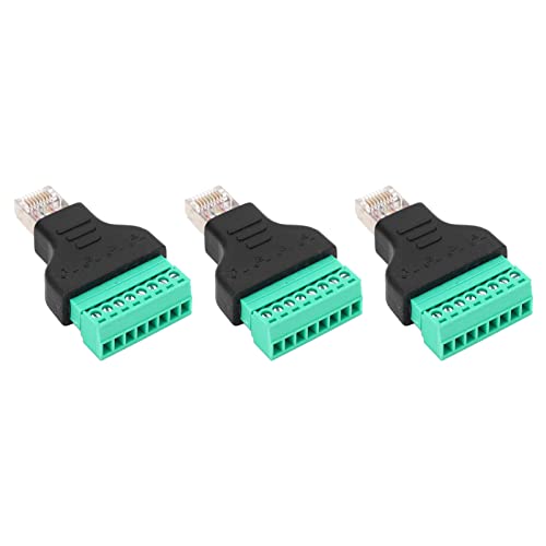 ZDETGU Aktualisieren Sie Ihre mit 3PCS RJ45 -Schraubadapter für Zuverlässige Verbindungen von ZDETGU