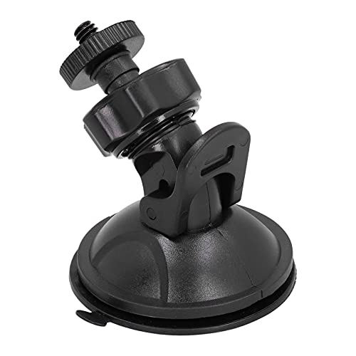 ZDETGU Autokamera -Saugnapfmontage mit 1/4 -Zoll Schraube für Windschutzscheibenhalteradapter in Schwarz von ZDETGU