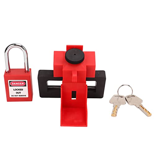 ZDETGU Breaker Lockout -Gerät Robustes Nylonstruktur Einfach zu Verwendende Klemme bei Breaker Lockout mit Sicherem Vorhängeschloss ZDETGU Breaker Lockout -Gerät Robustes Nylonstruktur Einfach zu Verwendende Klemme bei Breaker Lockout mit Sicherem Vorhängeschloss von ZDETGU