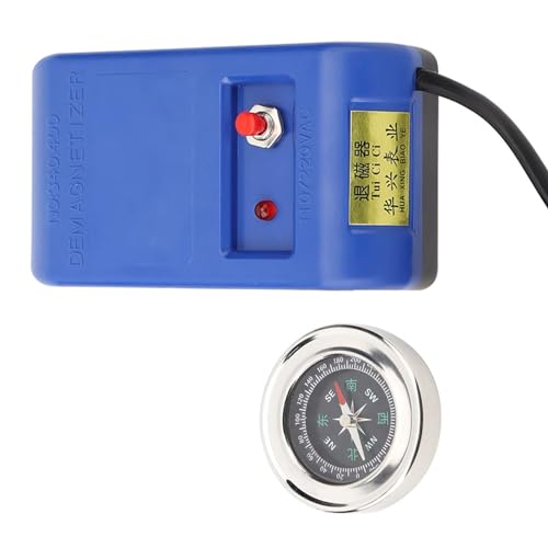 ZDETGU Effiziente Elektrische DeMagnetizer -Tools Zur Uhr Reparatur mit für Präzise Degausserfunktionen (EU-Stecker) von ZDETGU