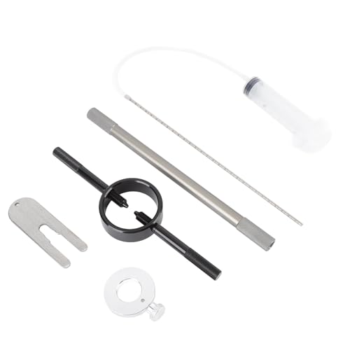 ZDETGU Fork Oil Level Tool Fork Oil Spring Level Gauge System Fork-Wartungswerkzeug mit Einstellbarem Ring 0-300-mm-Patronenstangen-Holding-Werkzeug für die Meisten Normalen Patrone von ZDETGU
