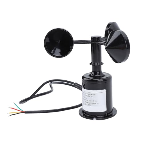 ZDETGU Hoher Genauigkeit 3-Tassen-Anemometer-Sensor mit 0,8 M Kabel für die Wetterüberwachung und den Industriellen Gebrauch von ZDETGU