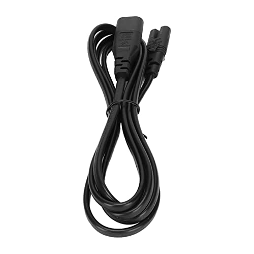 ZDETGU IEC320 C8 Bis C7 Stromkabeladapter -Verlängerungskabel mit PVC -Abdeckung Flammschutzmittel und Verstärktes Design 5,9 Fuß von ZDETGU