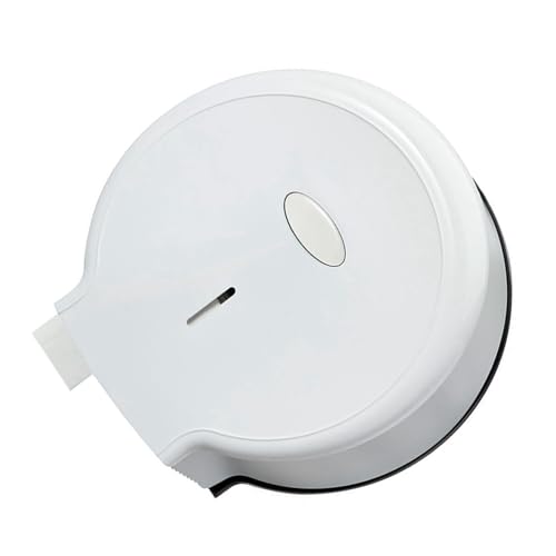 ZDETGU Jumbo Toilettenrollspender Punch Wall Mount Eins Roll -Gewebe -Spender Halter für Badezimmer weiß (White) von ZDETGU