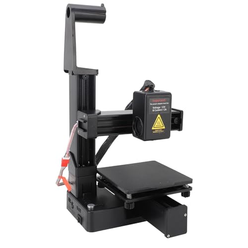 ZDETGU Kompaktfrequenz -Abteilung Multiplexing 3D -Drucker für Anfänger mit Schnellem Heizung und Vielseitigem Design (Black) von ZDETGU