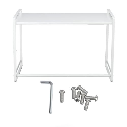 ZDETGU Mikrowellen -Ofen -Rack Kohlenstoffstahl Mikrowellenlagerraum Platz Sparen Einfache Installation Küchentheke für Flaschenschalenplatten von ZDETGU
