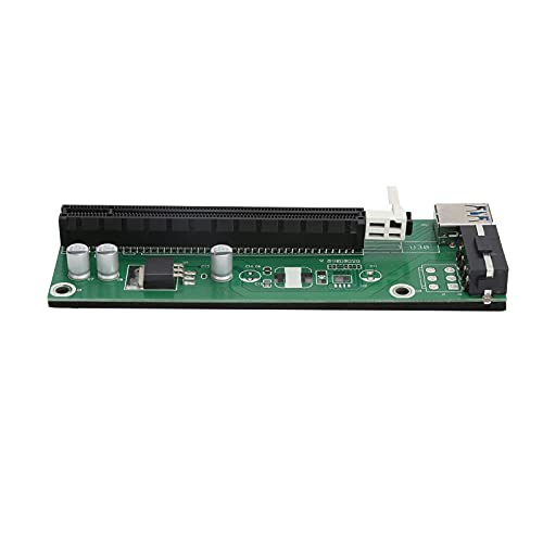 ZDETGU PCIe Riser 60 cm 23,6 Zoll USB 3.0 PCIe Extender 1x 16x an Serielles Stromkabel für Bitcoin Miner von ZDETGU