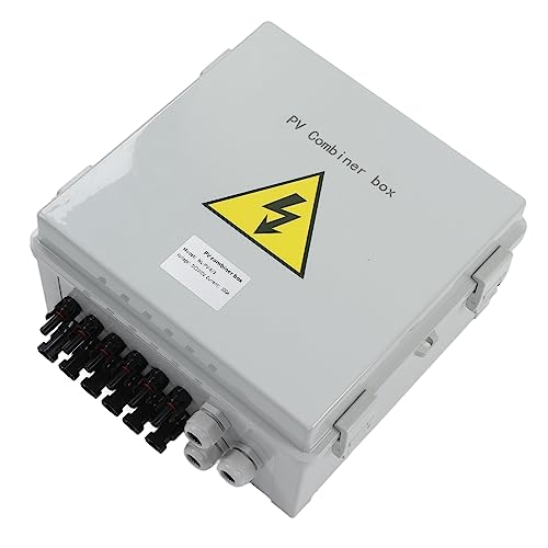 ZDETGU PV Combiner Box 6 Strings IP67 Solar Combiner Box mit 15A 40Ka -Einfluss DC1000V von ZDETGU