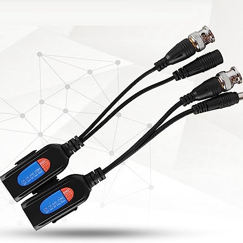 ZDETGU Passiver CCTV -Power -Video Balun Transceiver für HDCVI HDTVI AHD Systeme von ZDETGU