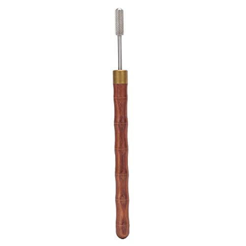 ZDETGU Sandelholzgriff Farbstift Applikator für -Lederhandwerksprojekte (Rotes Sandelholz (Silberkopf)) von ZDETGU