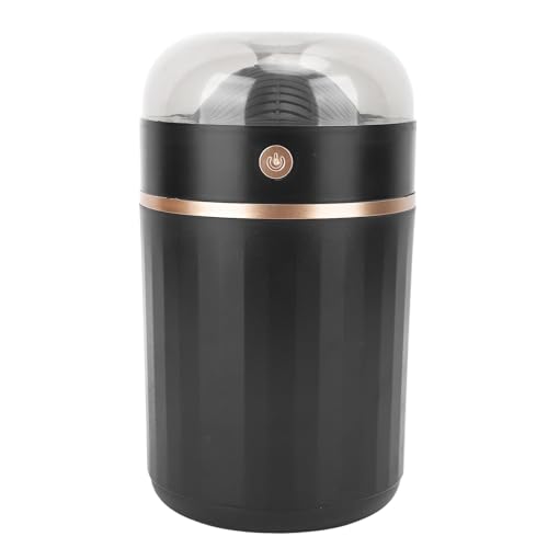 ZDETGU Tragbarer Luftbefeuchter mit USB -Strom für das Leichtgewicht von Heim und Büro und Großer Nebelausgabe (Black) von ZDETGU
